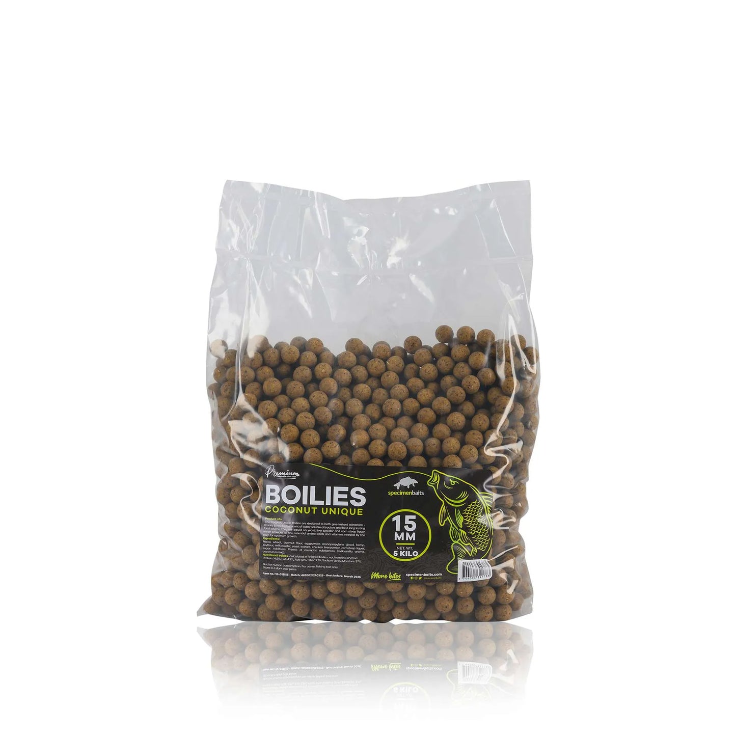 Boilies Coconut Unique 15 mm