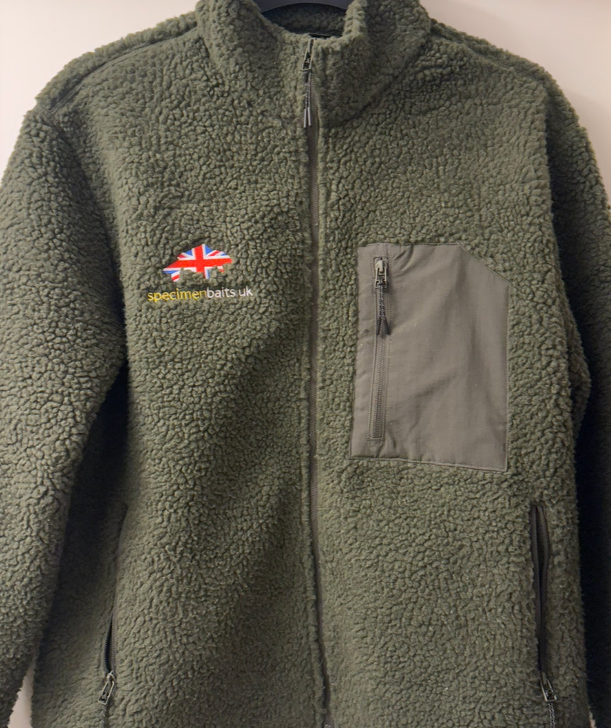 Unisex sherpa fleece jacket